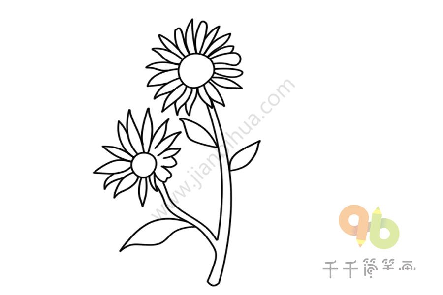 藍色法利敏簡筆畫