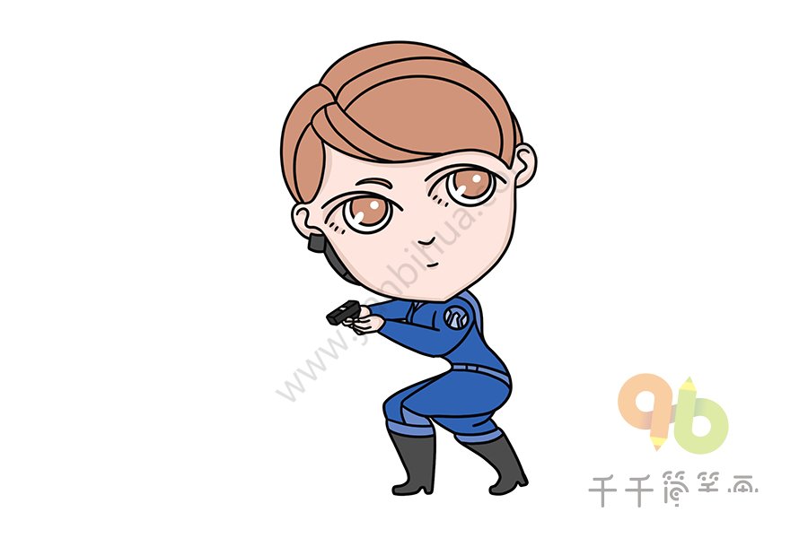 瑪麗亞希爾簡(jiǎn)筆畫(huà)