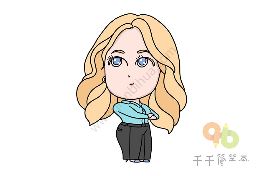 莎倫卡特簡筆畫