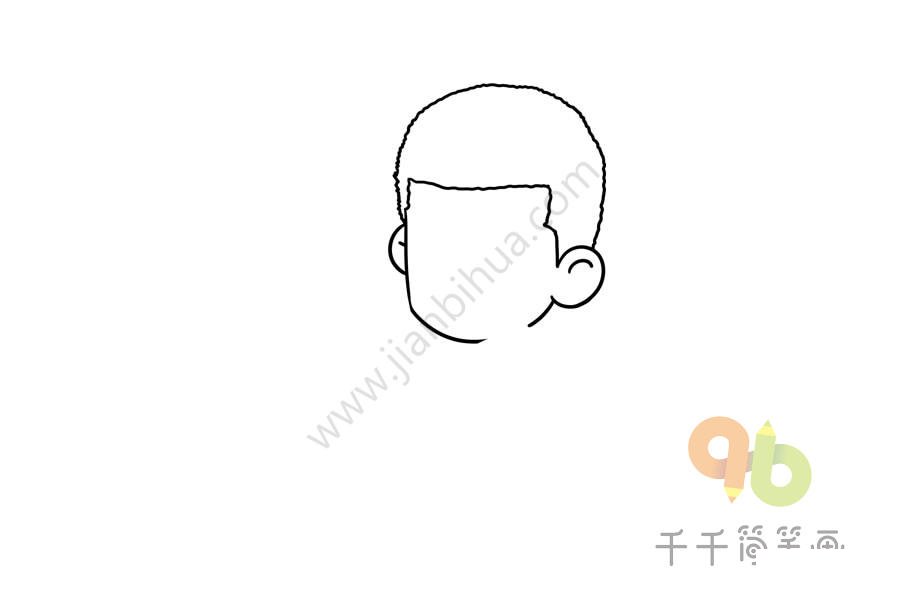 灌籃高手 櫻木花道簡筆畫步驟圖