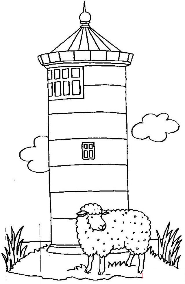燈塔建筑怎么畫(huà)簡(jiǎn)單易學(xué)_燈塔簡(jiǎn)筆畫(huà)圖片