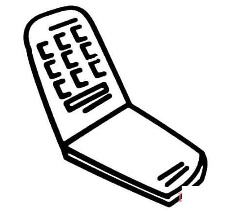 翻蓋手機怎么畫簡筆畫教程簡單好看