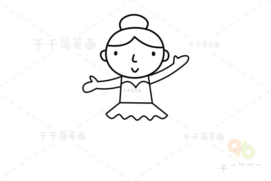 舞蹈動(dòng)作簡(jiǎn)筆畫