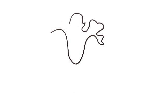 雞冠花簡筆畫