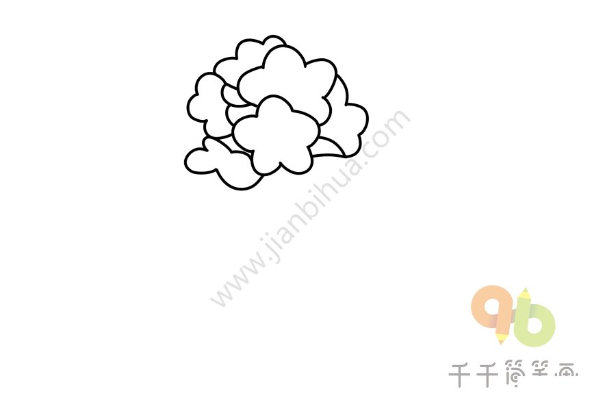 馬纓杜鵑簡筆畫