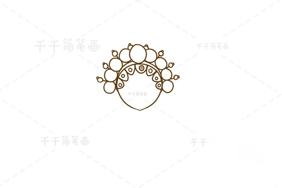 花旦簡筆畫畫法