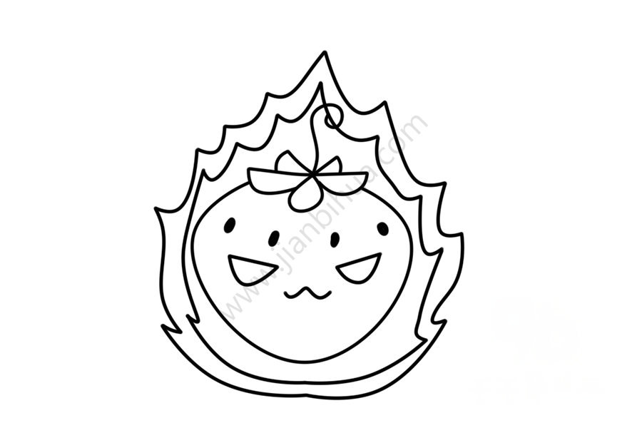 簡筆畫草莓畫法