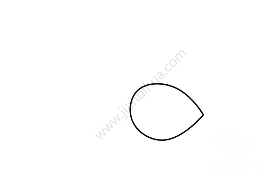 杏仁簡(jiǎn)筆畫教程2