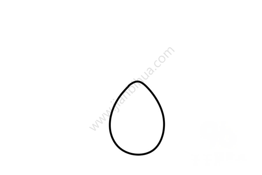 白菜簡(jiǎn)筆畫細(xì)化輪廓