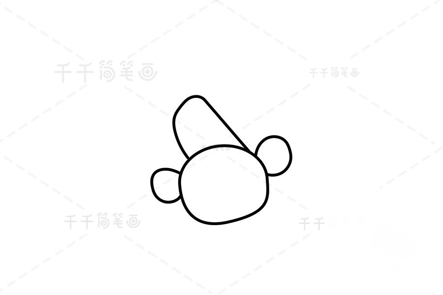 短尾猴簡(jiǎn)筆畫