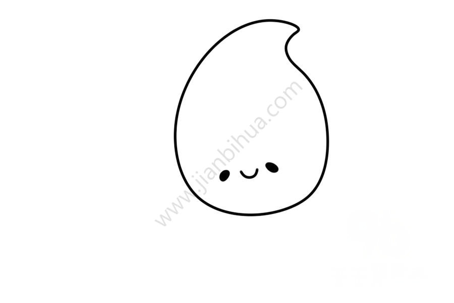 小精靈簡(jiǎn)筆畫(huà)步驟圖二