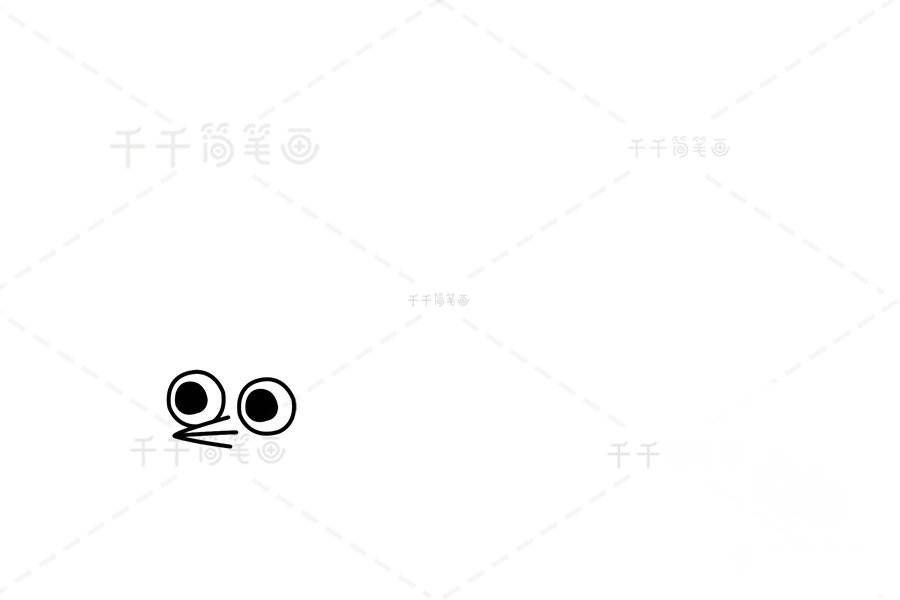 牙簽鳥的大眼睛和尖嘴巴