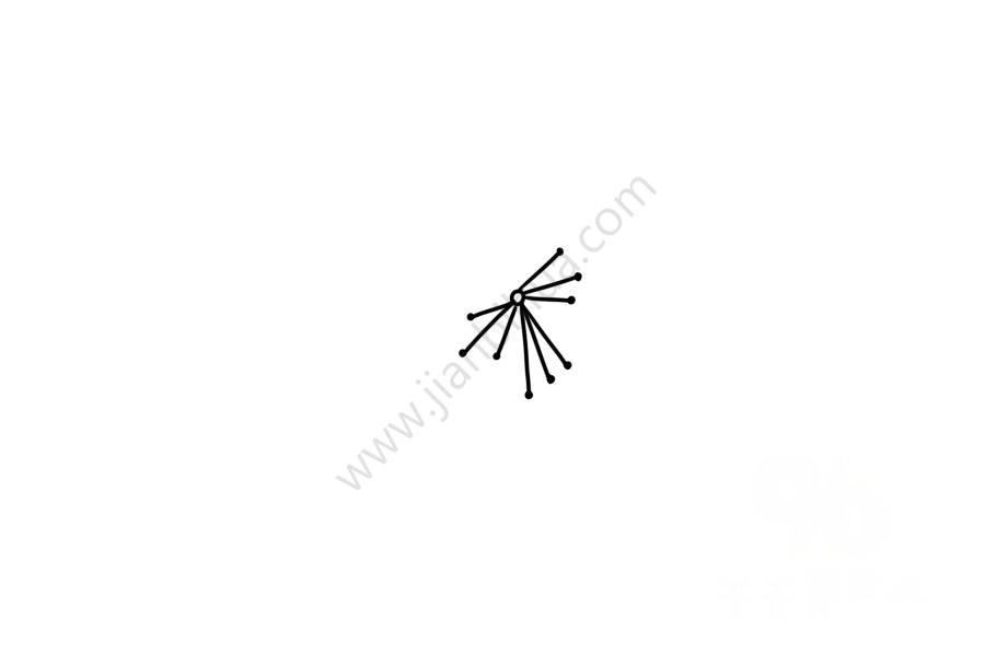 高雅的三色堇簡(jiǎn)筆畫