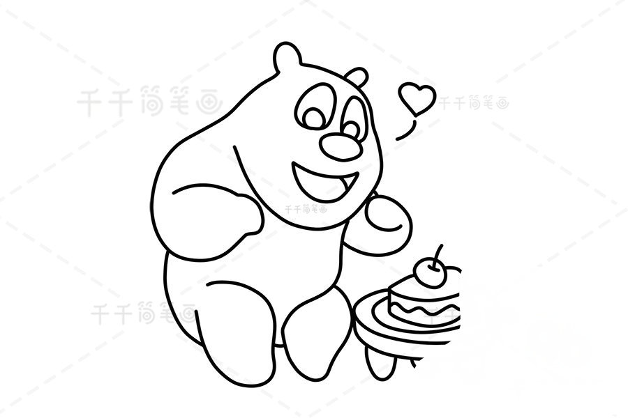 熊二簡筆畫教程