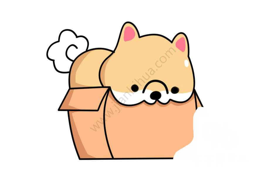 小狗頭部輪廓