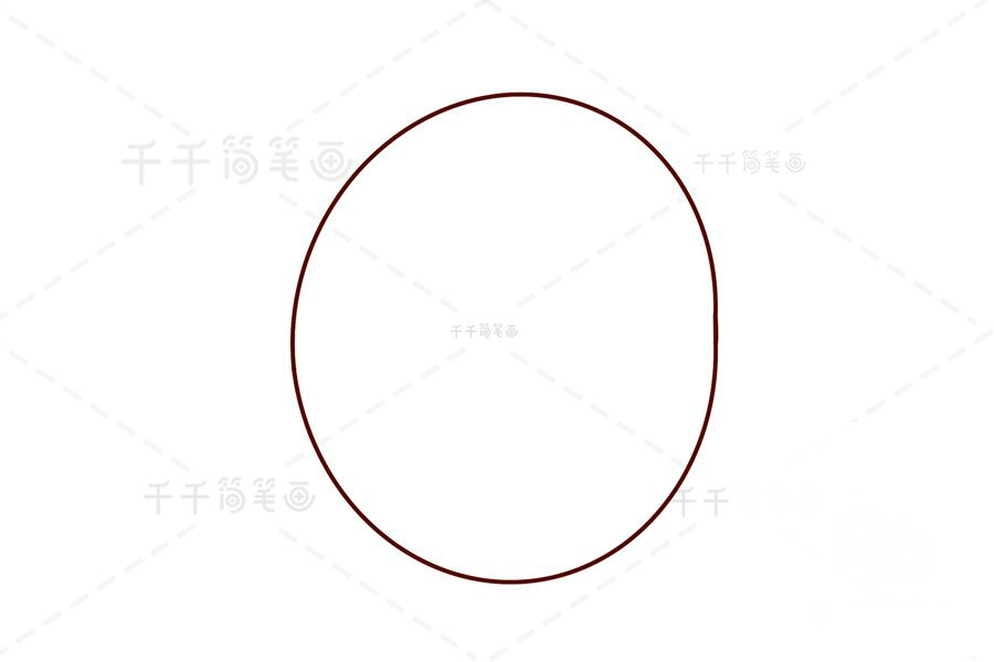 粉嫩小豬簡筆畫步驟教程