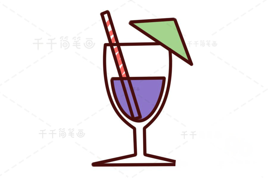飲料簡(jiǎn)筆畫(huà)教程