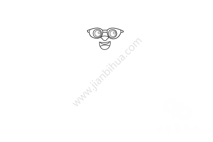 山羊簡(jiǎn)筆畫(huà)圖片