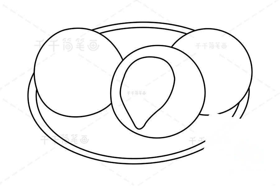 芝士球簡(jiǎn)筆畫細(xì)節(jié)調(diào)整