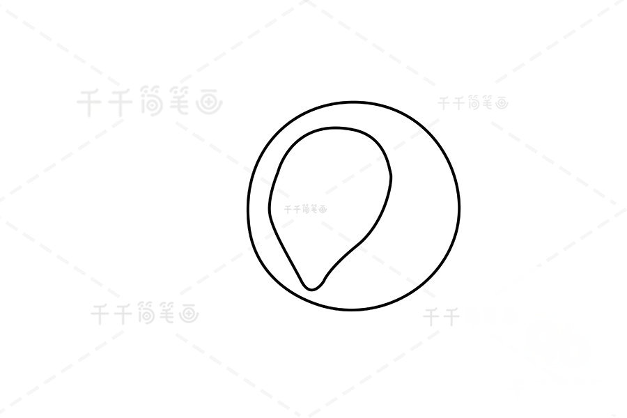 芝士球簡(jiǎn)筆畫勾勒形狀