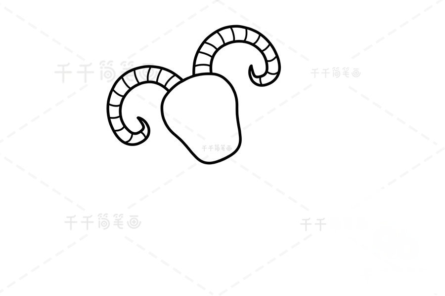 山羊簡筆畫