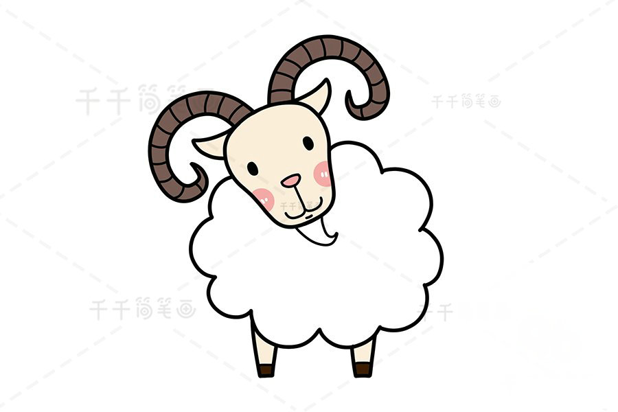 山羊簡筆畫