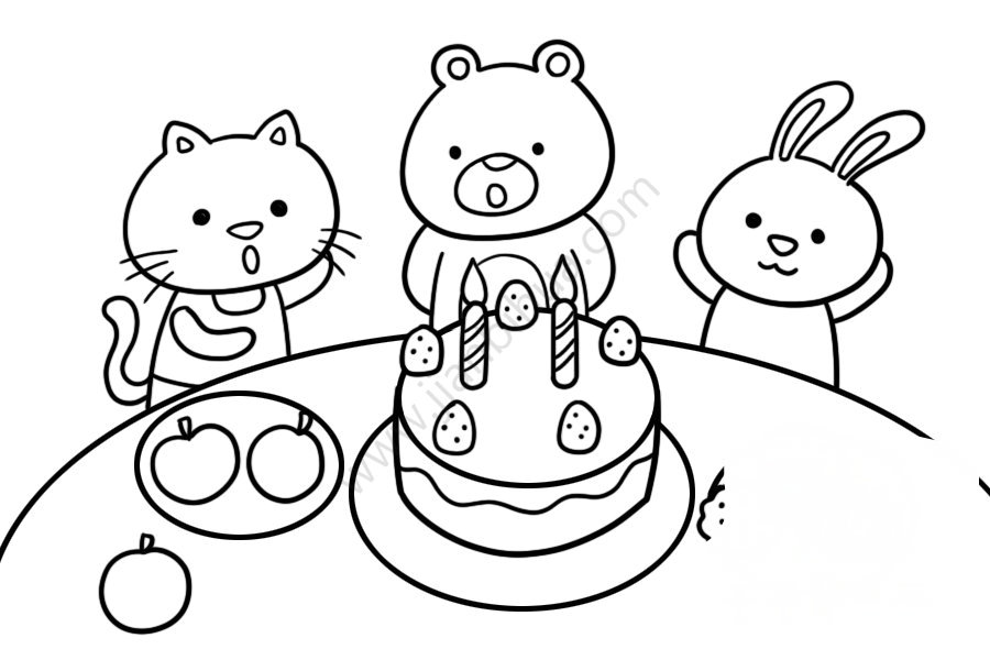祝你生日快樂 可愛的小熊兩歲了
