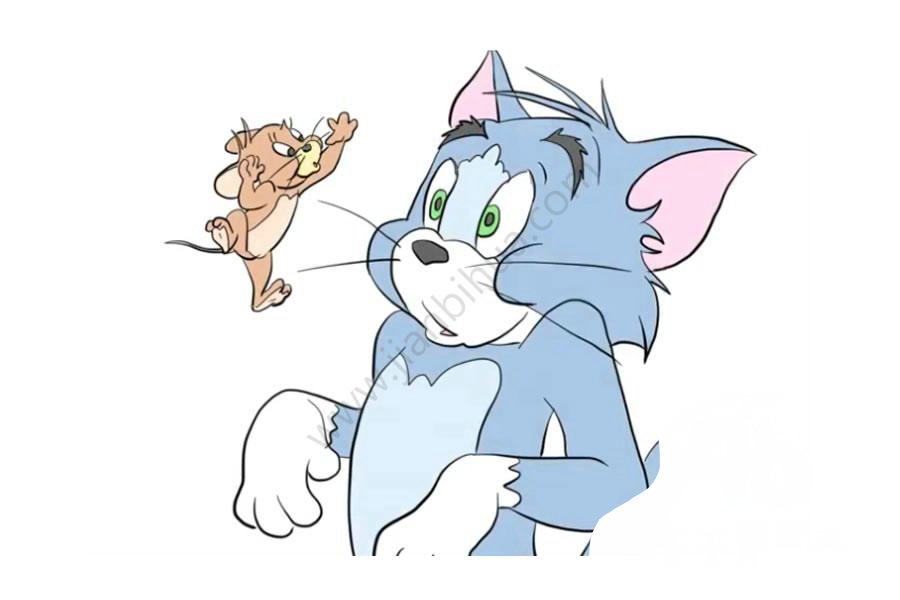 貓和老鼠Tony和Jerry簡筆畫