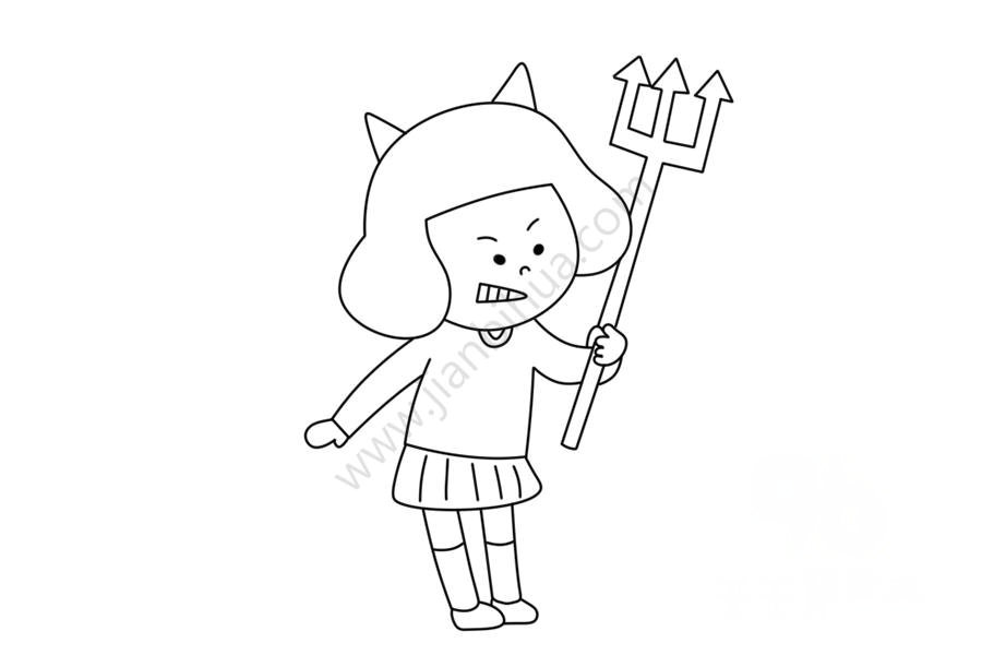 女孩簡(jiǎn)筆畫簡(jiǎn)單又漂亮