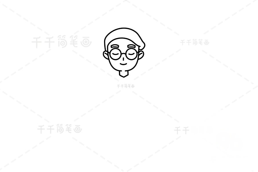 畫科學(xué)家頭部