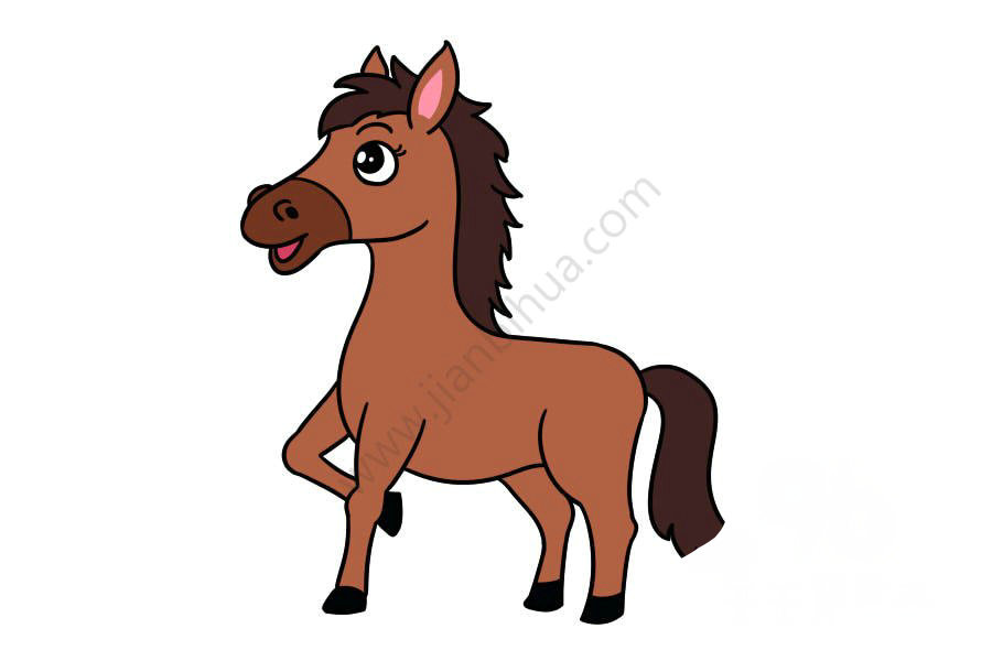 一步一步教畫(huà)馬