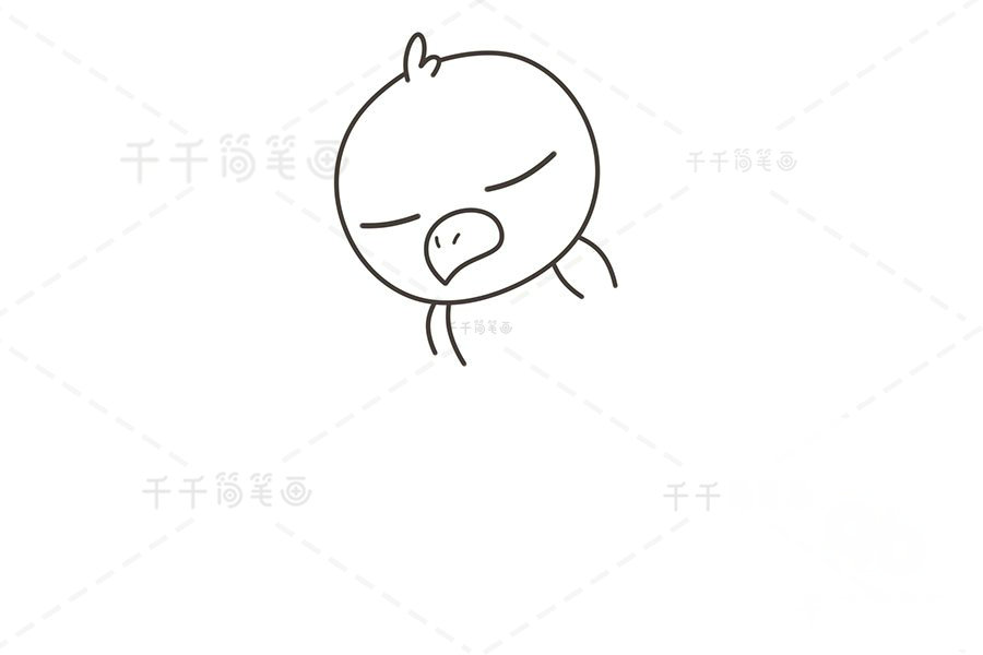 如何畫小鳥簡(jiǎn)筆畫