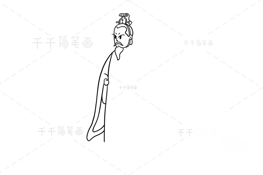 李斯簡筆畫圖片