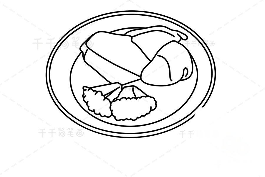 第三步：畫出娃娃魚