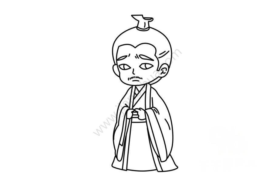 瑯琊榜太子簡筆畫作品