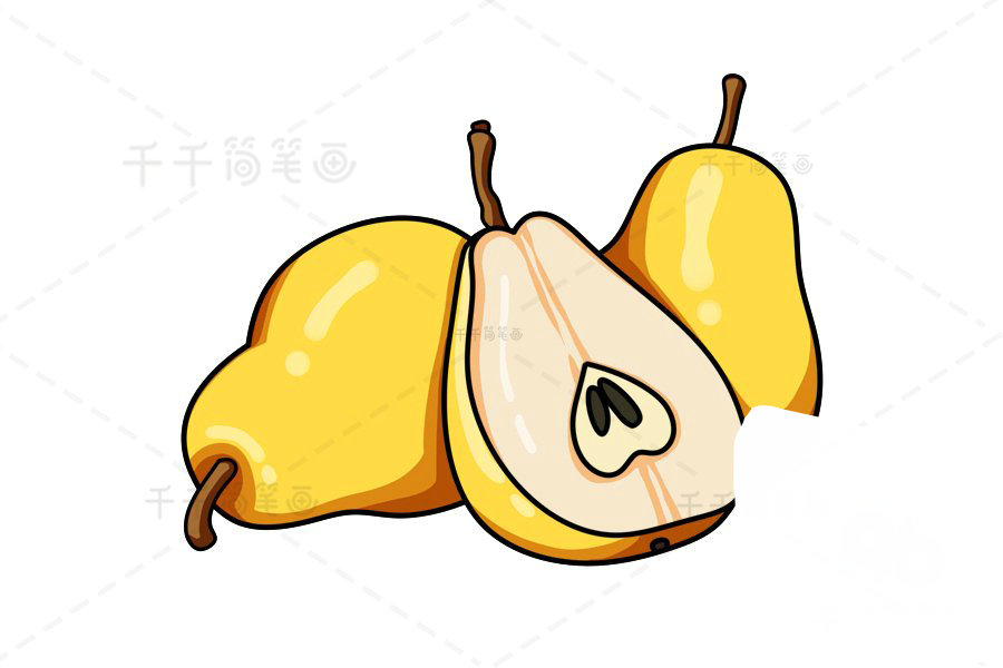 香蕉梨簡筆畫