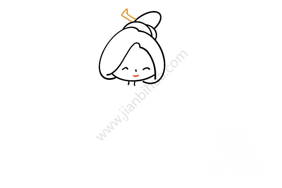 秦朝成年女子簡筆畫