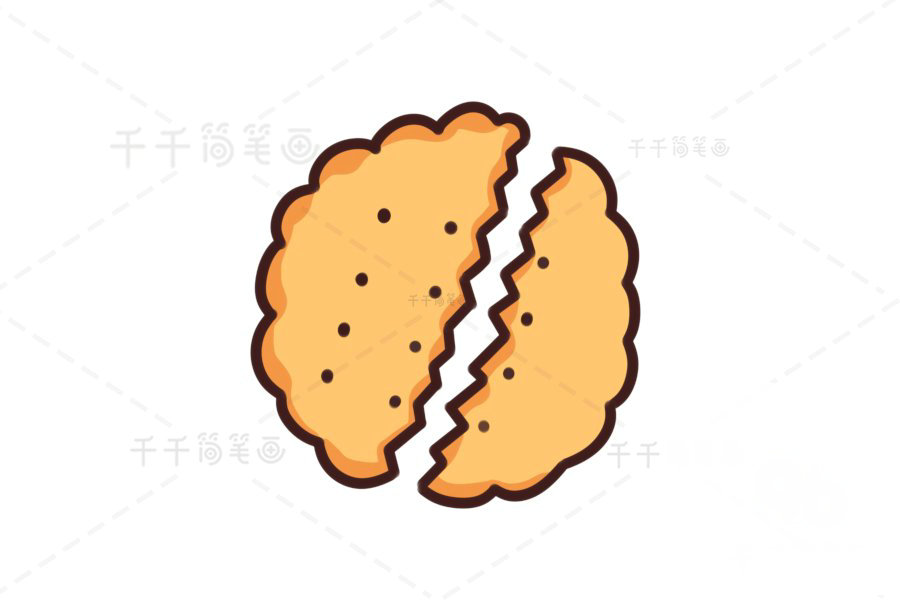 餅干簡(jiǎn)筆畫圖片大全