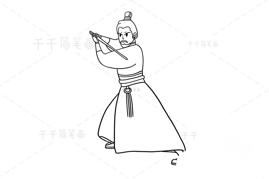 蒙恬簡(jiǎn)筆畫教程