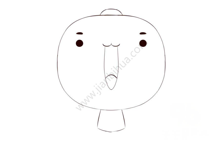 水果寶貝奇奇簡筆畫