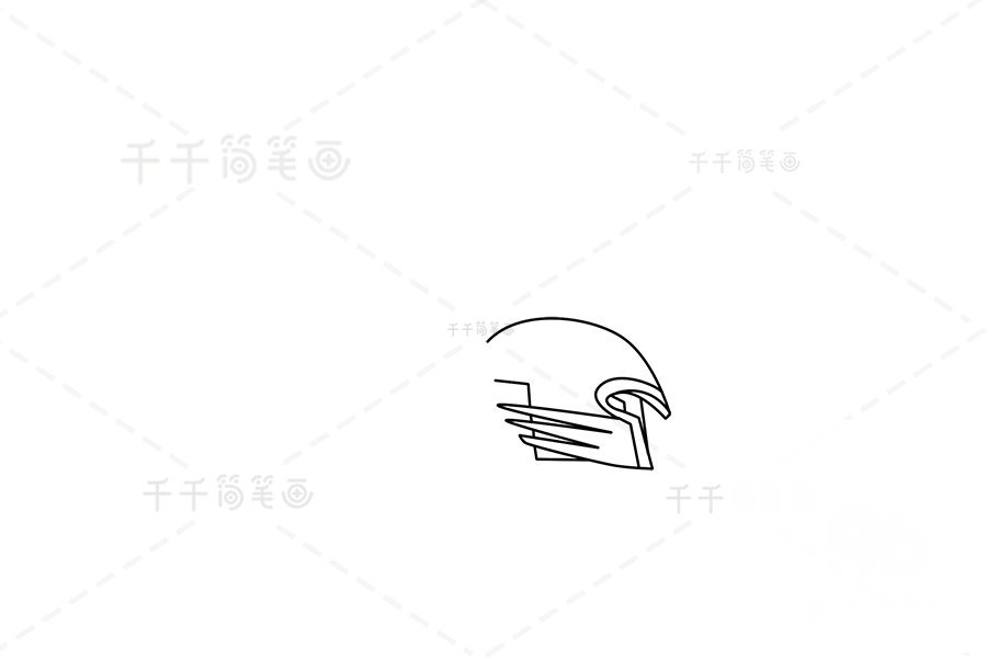 雷神汽車簡筆畫步驟