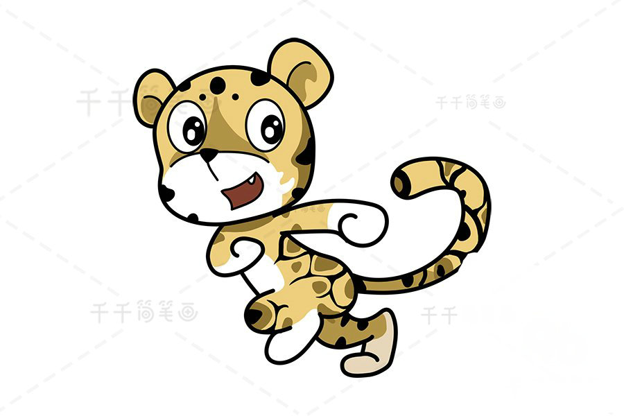 云豹簡筆畫