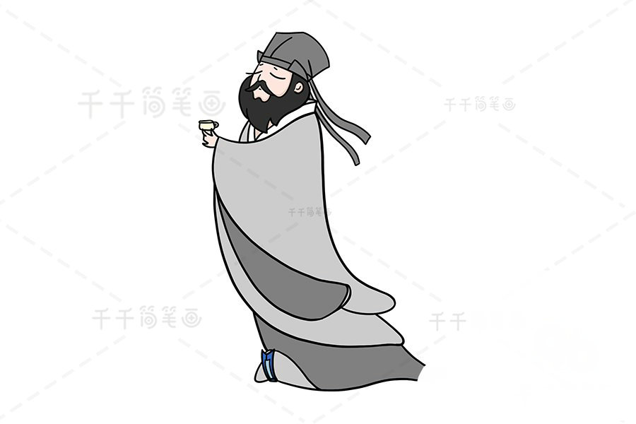 蘇軾簡筆畫