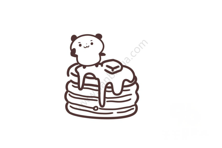 蛋糕簡筆畫怎么畫