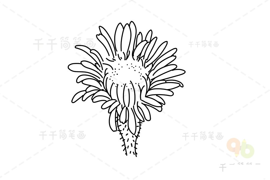 如何畫(huà)藍(lán)色法利敏簡(jiǎn)筆畫(huà)