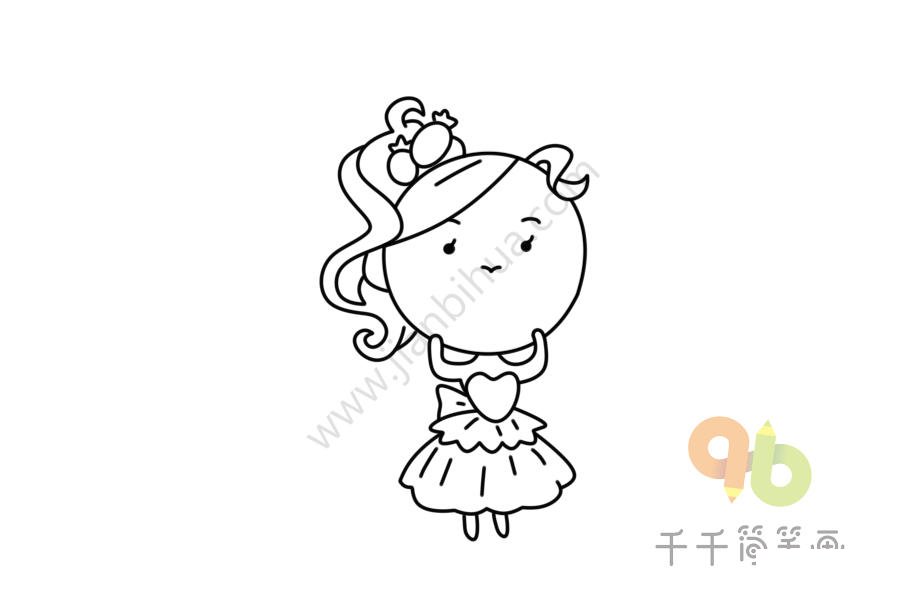 草莓女孩畫作