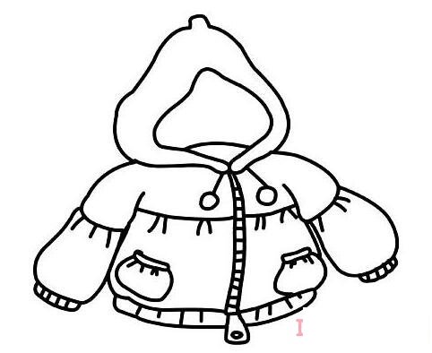 兒童棉襖衣服怎么畫簡筆畫教程簡單好看