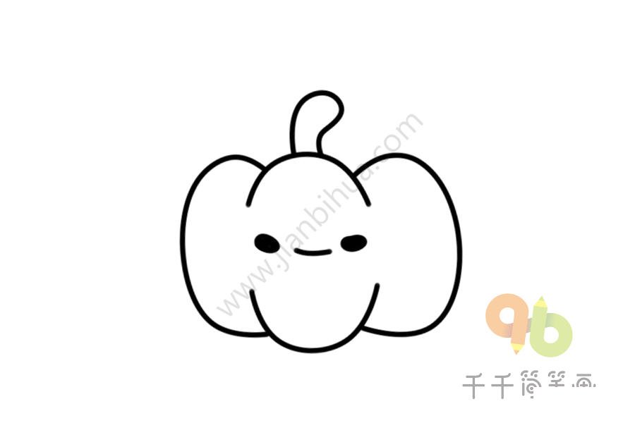 辣椒簡筆畫 兒童輕松學(xué)畫畫