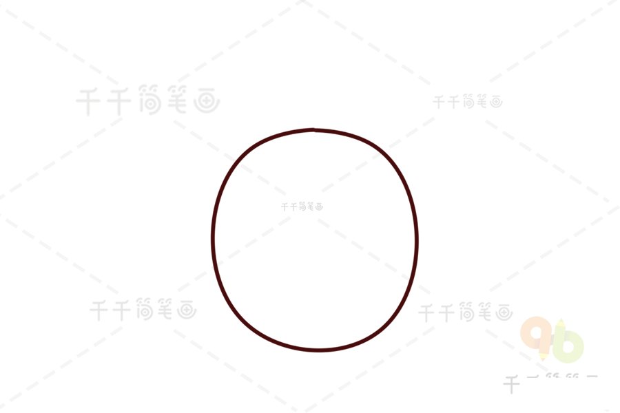 菠蘿簡筆畫步驟圖