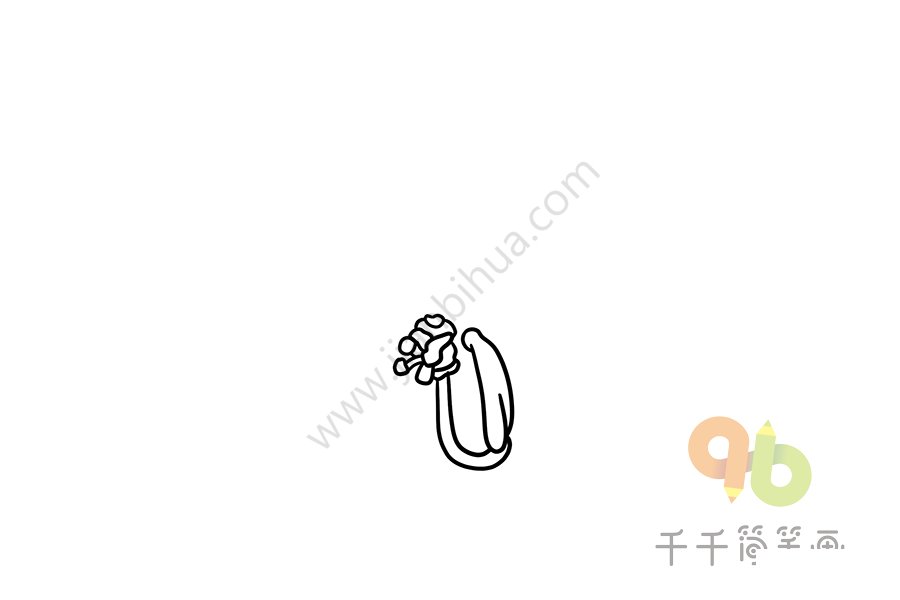黃槐花簡筆畫繪制過程